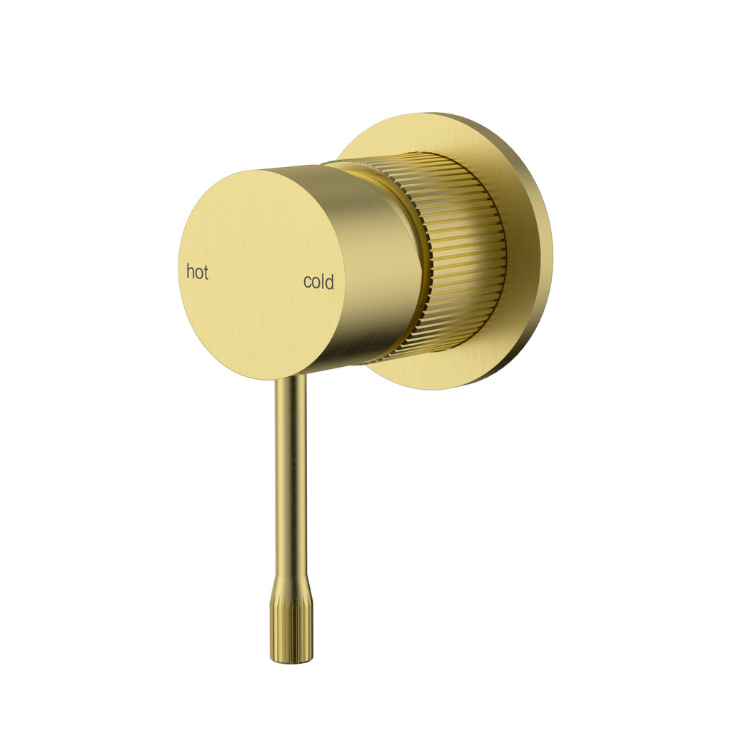 Ikon Linie Wall Mixer Trim Kit - Brushed Gold