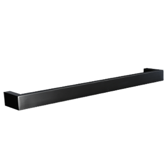 Hotwire Horizontal Square Heated Single Towel Rails