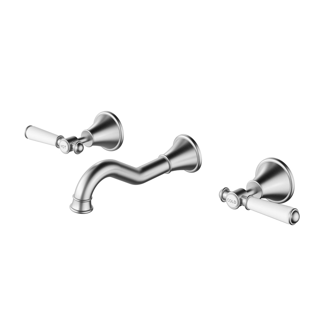 Ikon Clasico Bath Set - Brushed Nickel