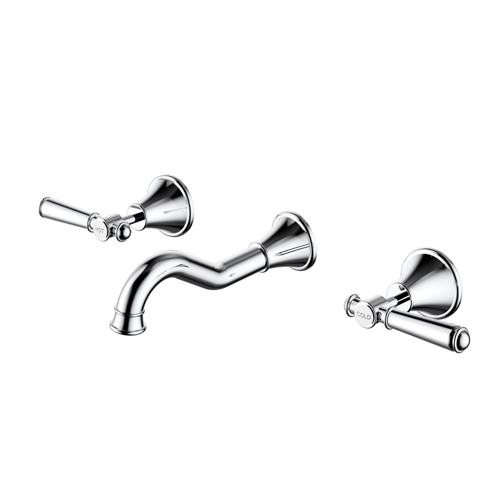 Ikon Clasico Bath Set - Chrome