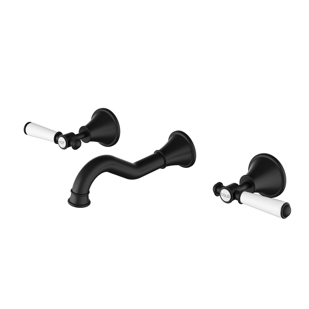 Ikon Clasico Bath Set - Matte Black