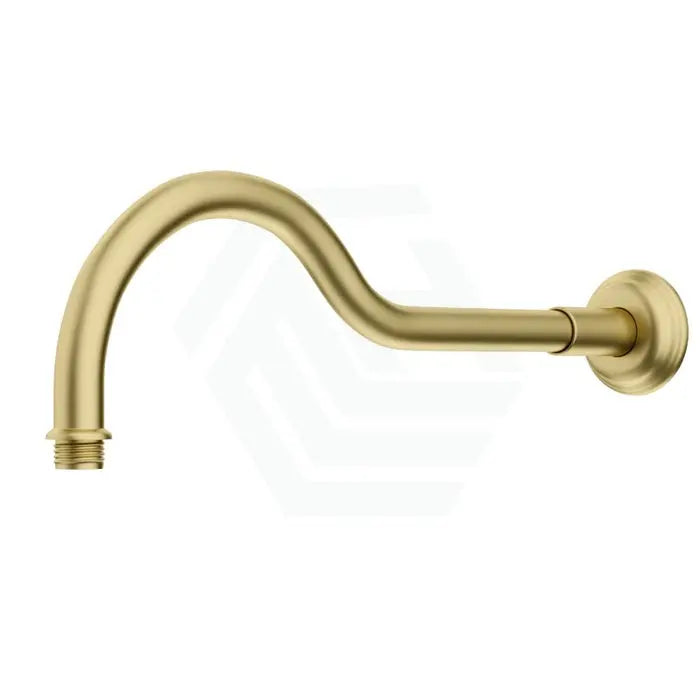 Ikon Clasico Shower Arm - Brushed Gold