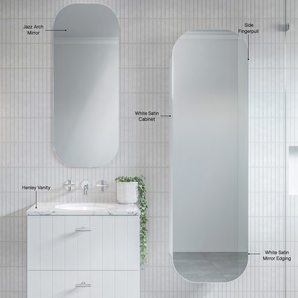 Timberline Jazz Arch Mirror Tallboy