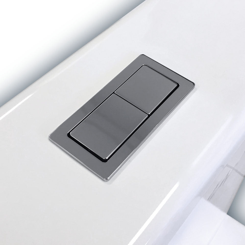 Fienza Empire Back-to-Wall Toilet Suite with Slim Seat - Gloss White