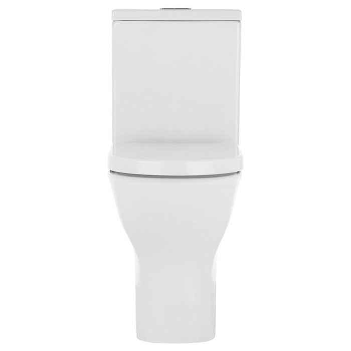 Fienza Delta Back-to-Wall Toilet Suite - Gloss White