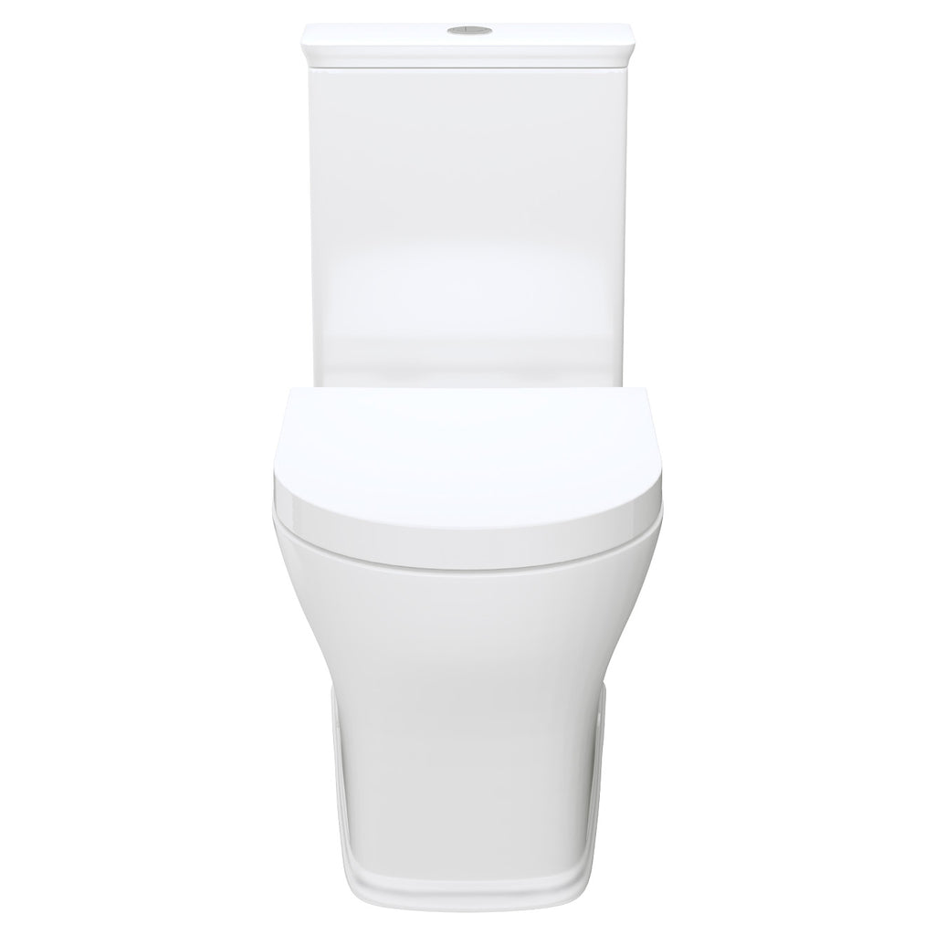 Fienza Lillian Tornado Flush Back-to-Wall Toilet Suite - Gloss White