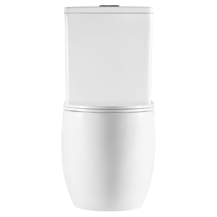 Fienza Joli Tornado Flush Back-to-Wall Toilet Suite with Slim Seat - Gloss White