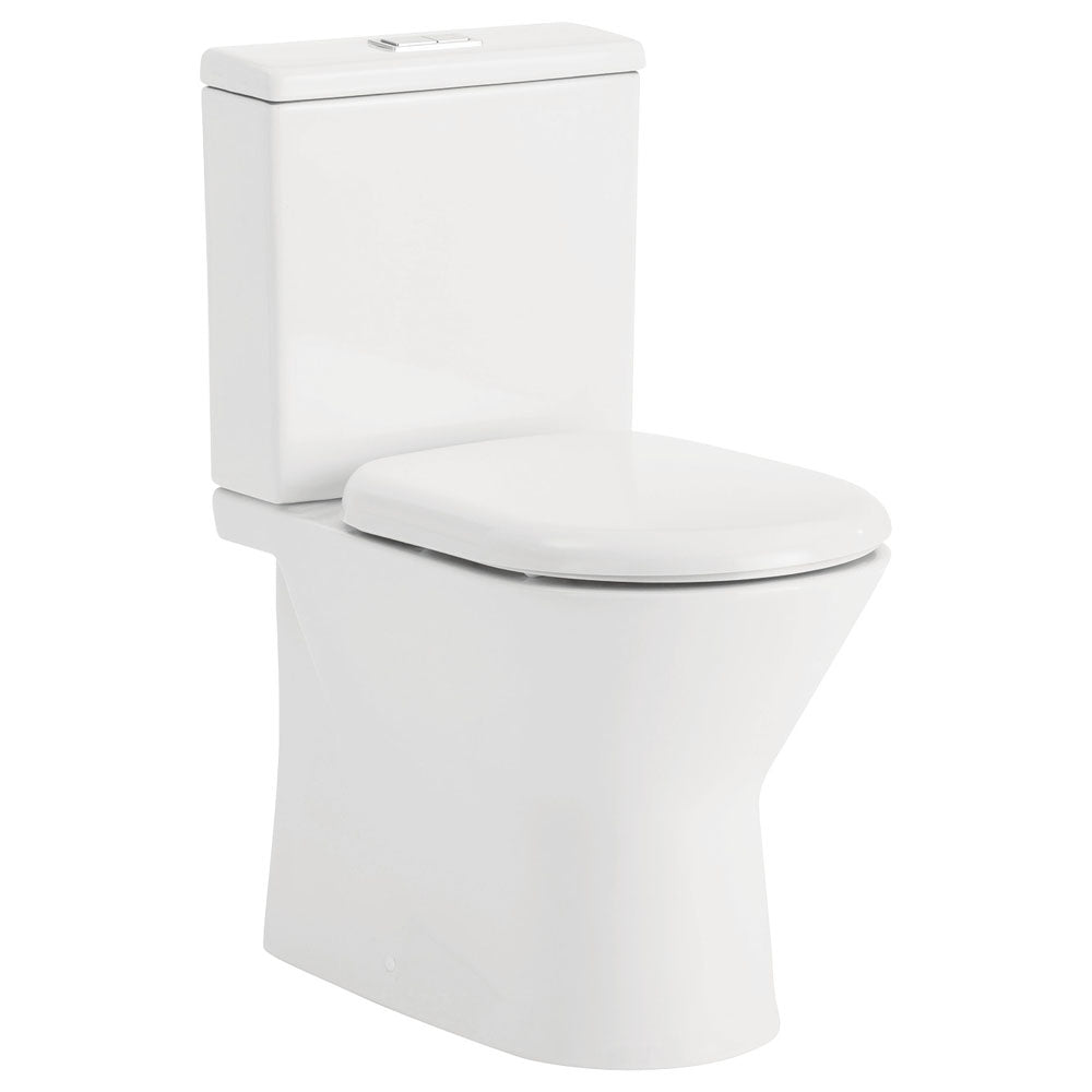 Fienza Escola Back-to-Wall Toilet Suite - Gloss White