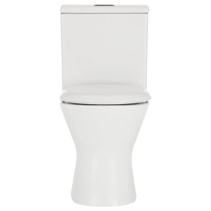 Fienza Escola Back-to-Wall Toilet Suite - Gloss White