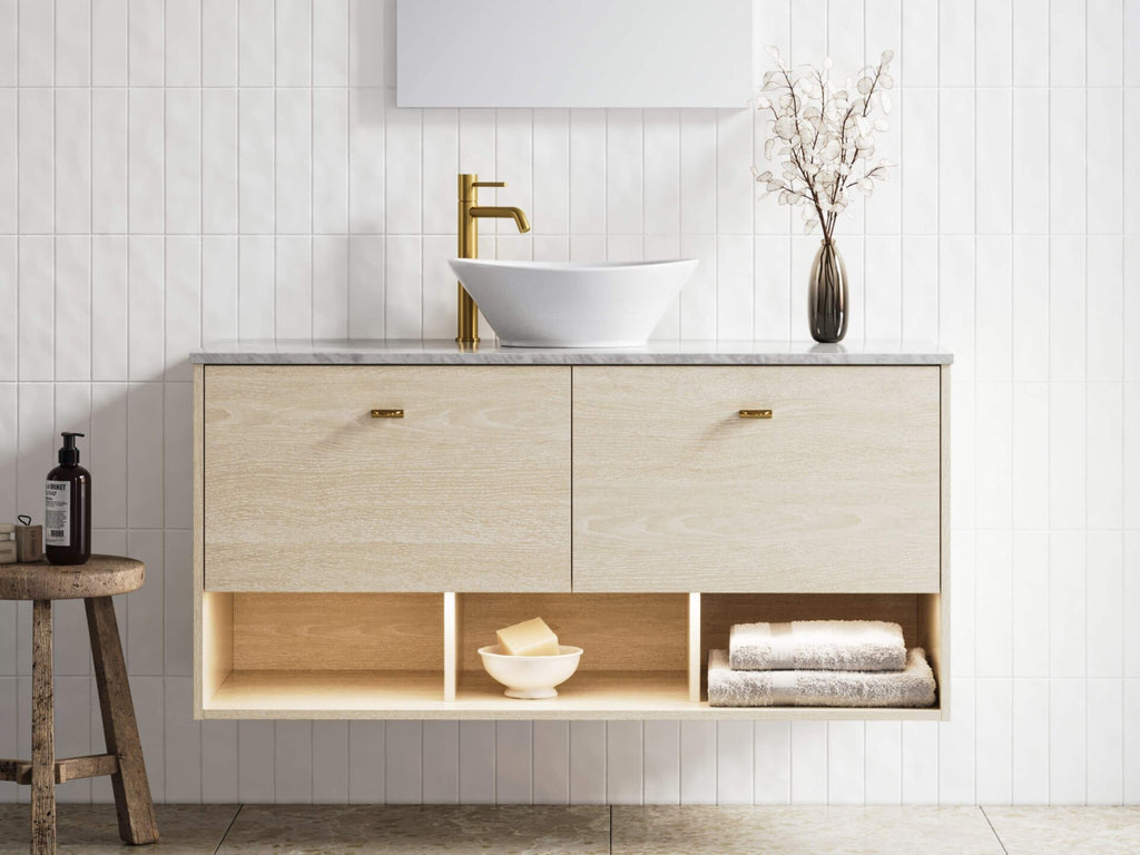 Timberline Kansas Wall Hung Vanity with Above Counter Basin