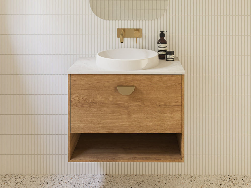 Timberline Kansas Wall Hung Vanity with Above Counter Basin