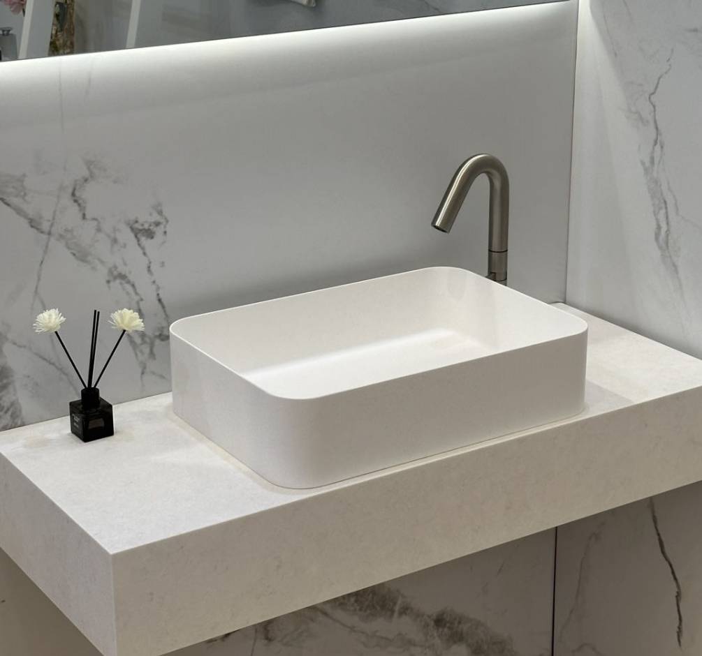 Kaskade VXA25 Stone Basin - Matte White