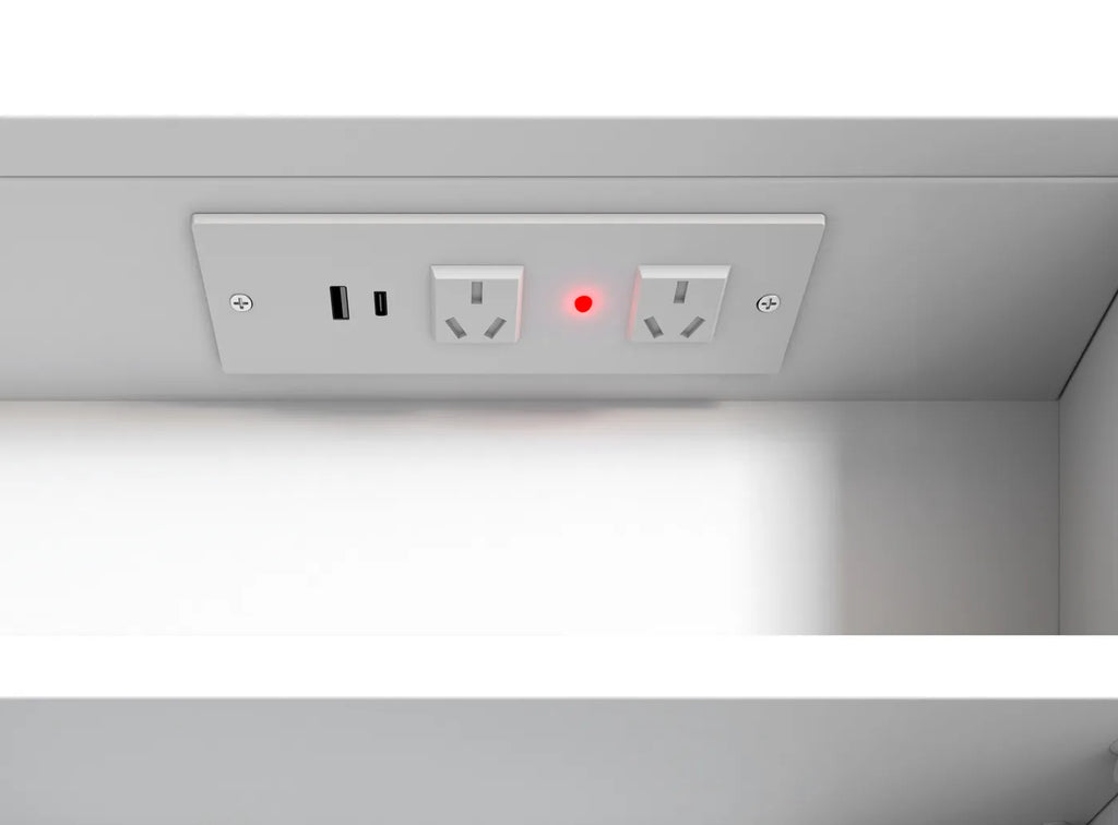 Otti Archie LED Shaving Cabinet - Matte White