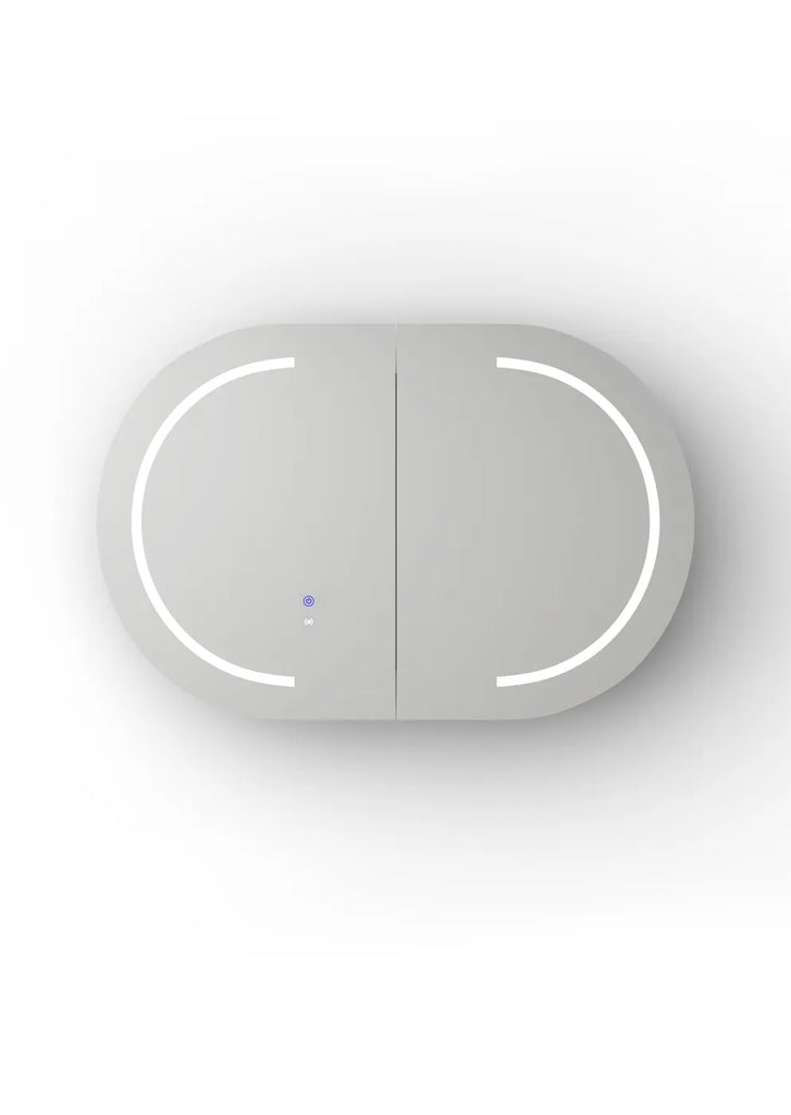 Otti Bondi LED Shaving Cabinet - Matte White