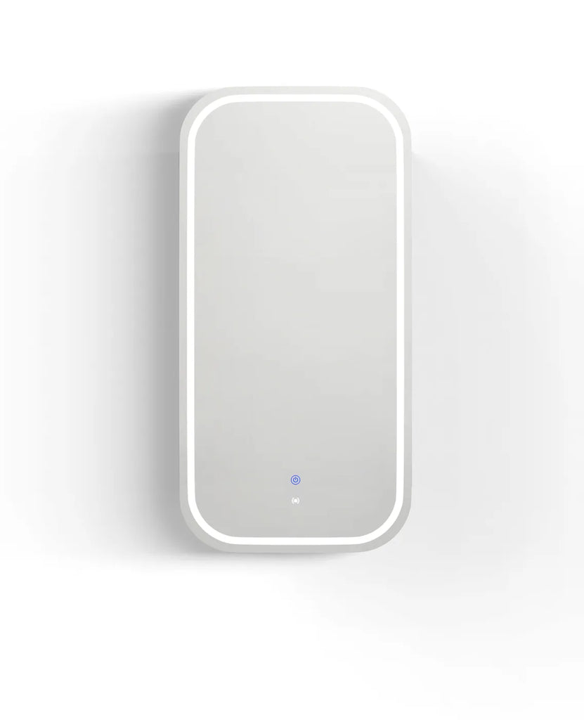 Otti Newport Soft Square LED Shaving Cabinet - Matte White