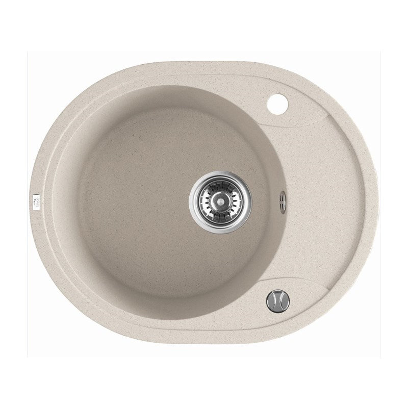 Granite Single Bowl Kitchen Sink 470x580x198mm - Beige