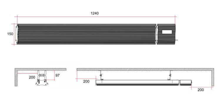 Thermogroup Long Wave Outdoor Heater