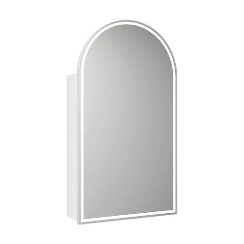 Aulic Canterbury LED Shaving Cabinet - Matte White