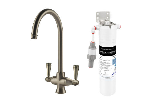 Turner Hastings Ludlow Purifier Mixer with Filter Cartridge - Brushed Nickel
