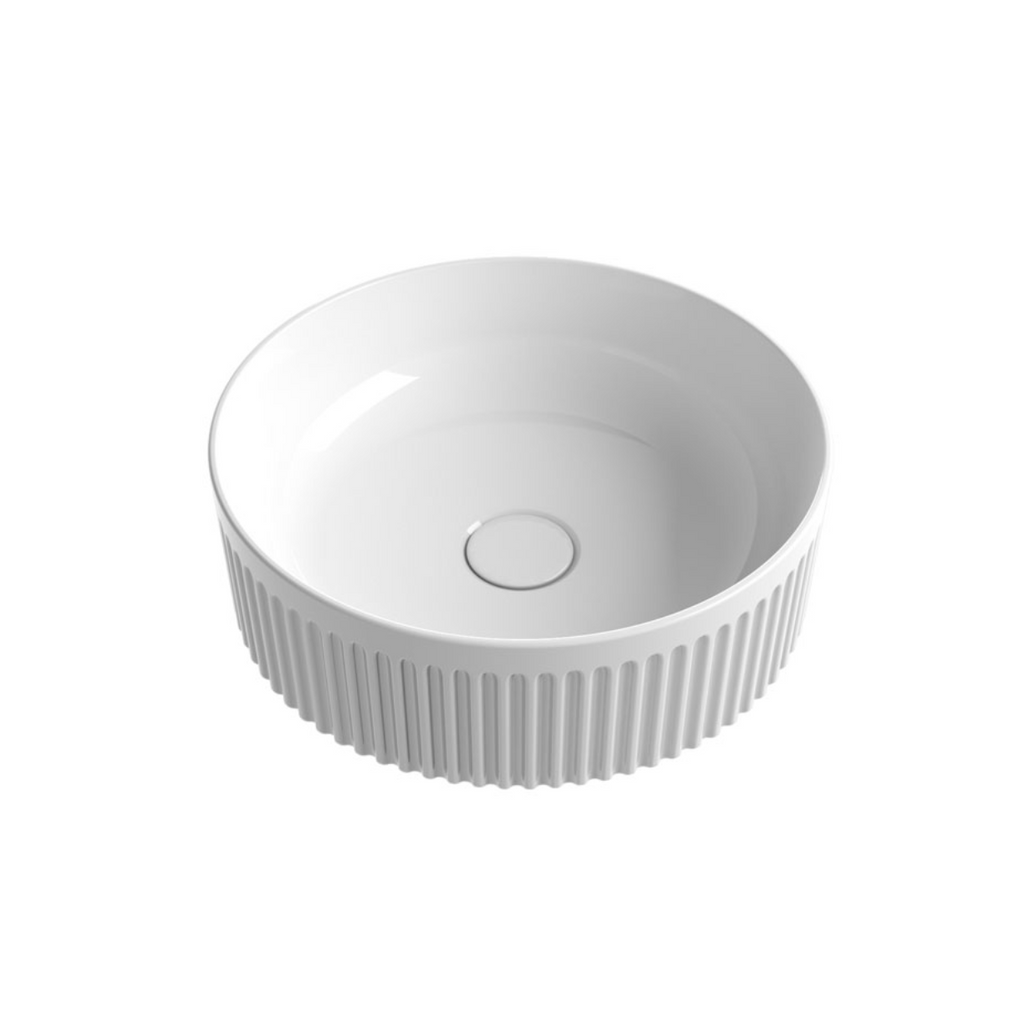 Aulic Lilac Fluted Above Counter Basin