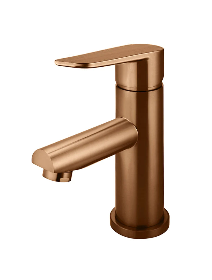 Meir Round Basin Mixer - Lustre Bronze