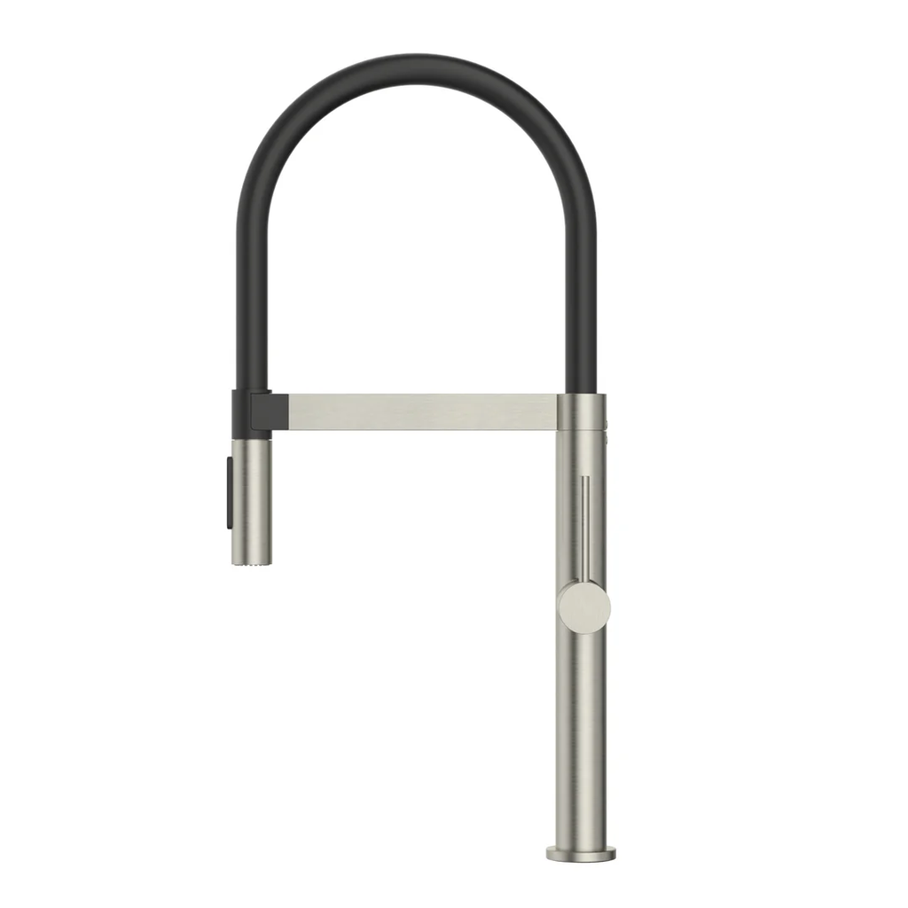 Meir Pull Down Kitchen Mixer with Magnetic Dock - Brushed Nickel