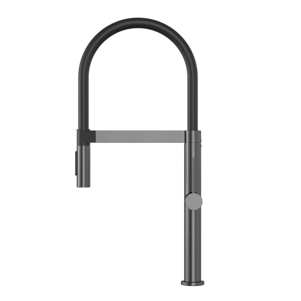 Meir Pull Down Kitchen Mixer with Magnetic Dock - Shadow Gunmetal
