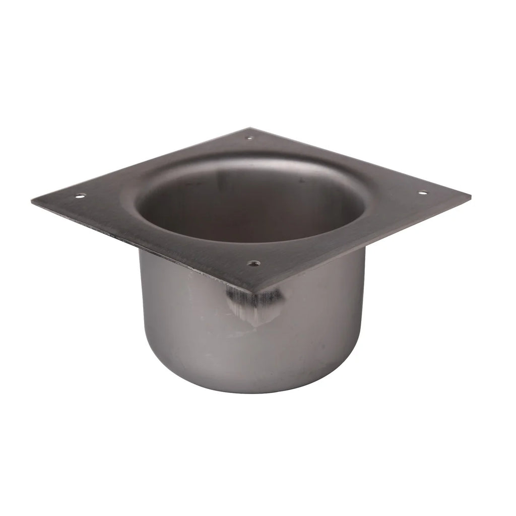 Metlam Anti-Ligature Recessed Toilet Roll Holder - Satin Stainless Steel