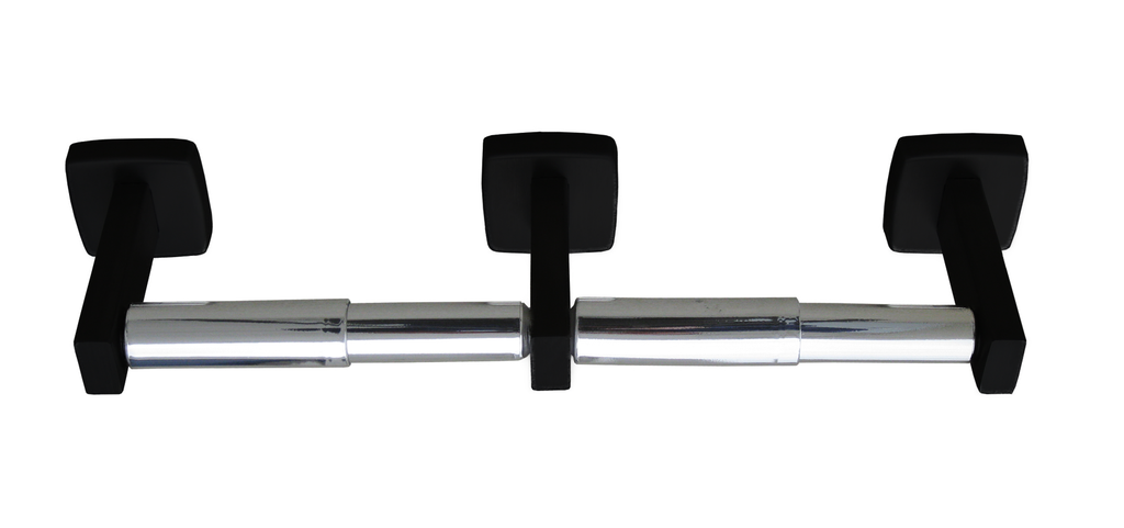 Metlam Single Toilet Roll Holder - Designer Black