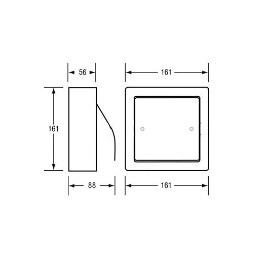 Metlam Surface Mounted Toilet Roll Holder - Satin Stainless Steel