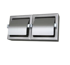 Metlam Surface Mounted Toilet Roll Holder - Satin Stainless Steel