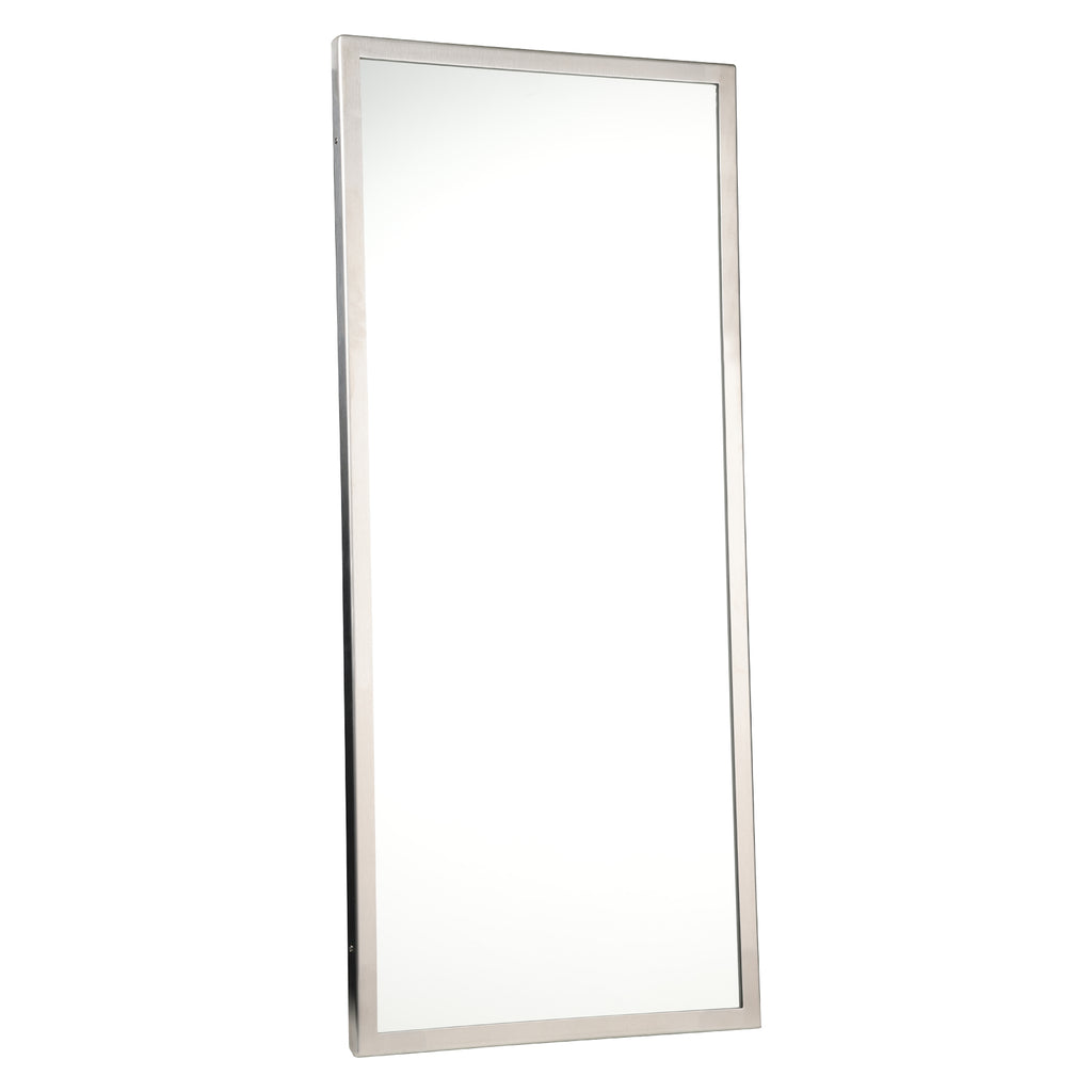 Metlam Framed Mirror - Satin Stainless Steel