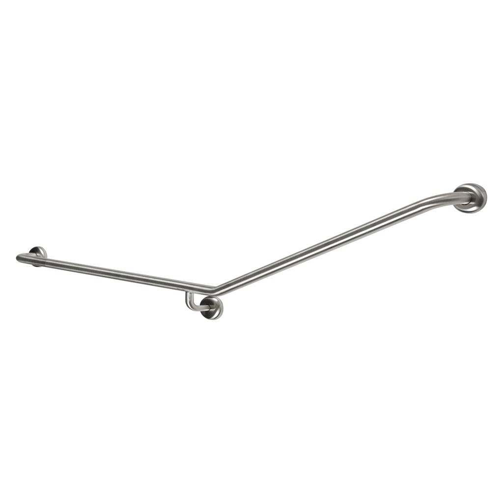 Metlam 30° Flush Mount 840x700mm Side Wall - Satin Stainless Steel