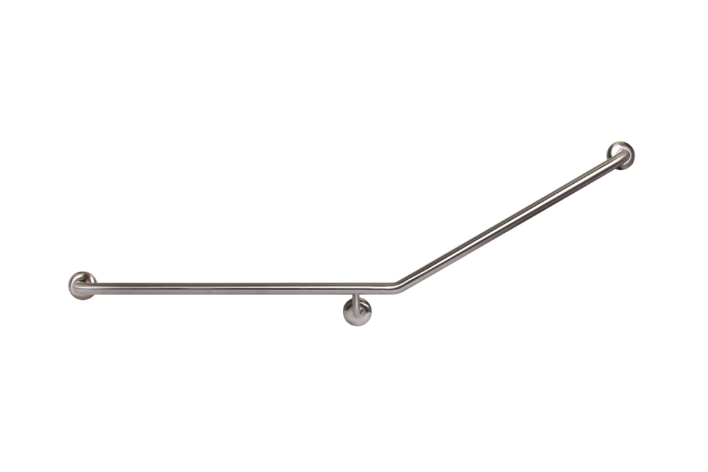 Metlam 30° Flush Mount 840x700mm Side Wall - Satin Stainless Steel