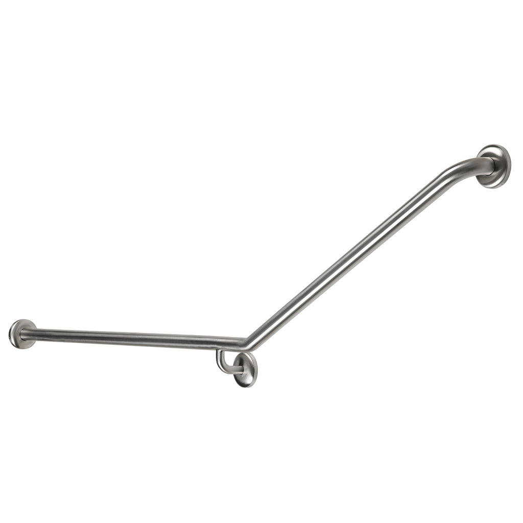 Metlam 30° Flush Mount Rear/Side Wall 950x700mm - Satin Stainless Steel