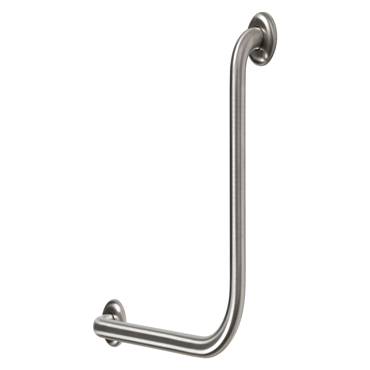 Metlam 90° Ambulant Grab Rail - Satin Stainless Steel – Wellsons