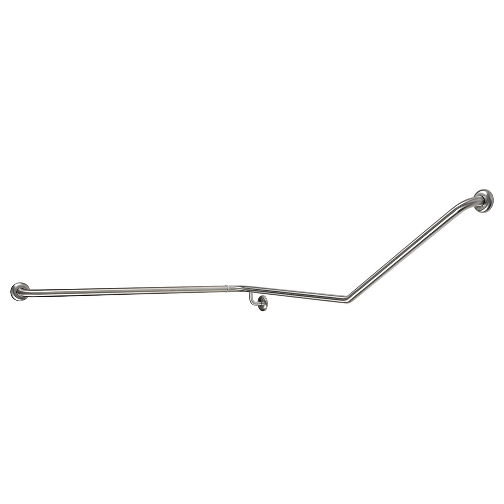 Metlam 30° Flush Mount Wrap Around Grab Rail Modular - Satin Stainless Steel
