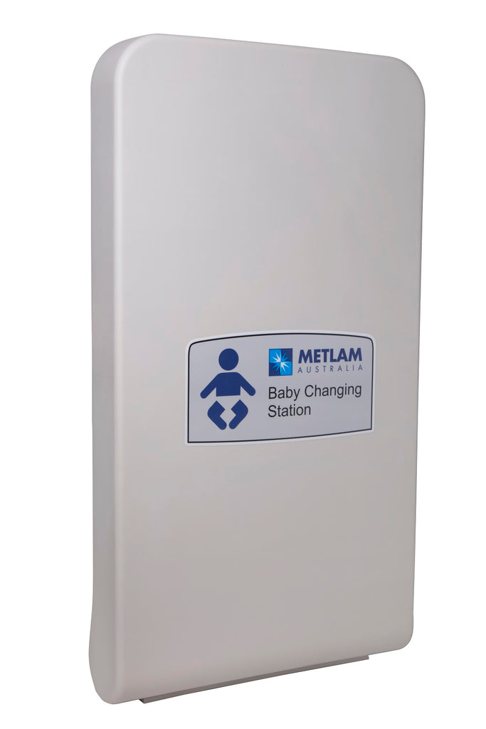 Metlam Vertical Baby Change Station - Off White