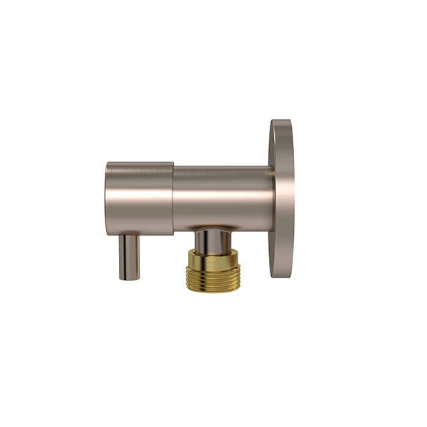 Meir Mini Stop Cistern Tap - Champagne