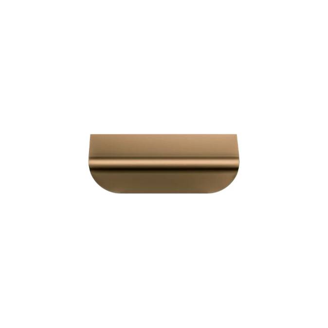 Meir Öppen Edge-Pull Cabinet Handle - Lustre Bronze
