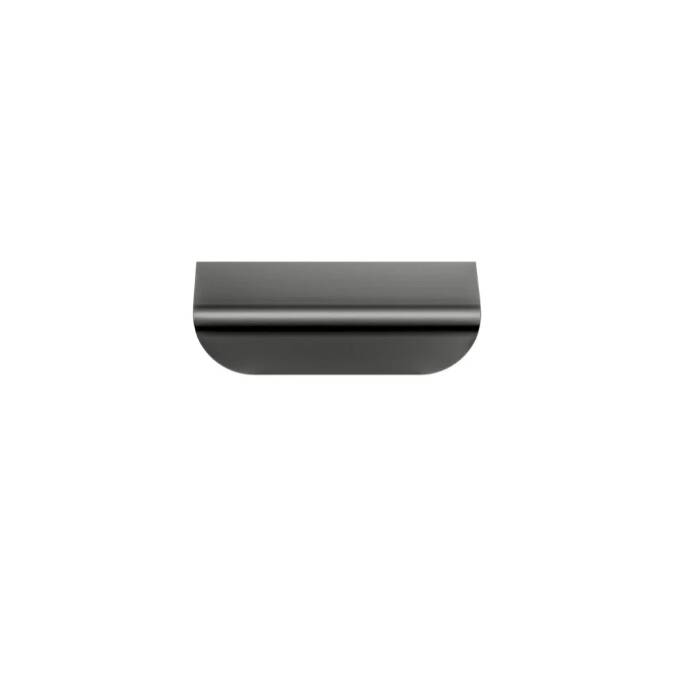 Meir Öppen Edge-Pull Cabinet Handle - Shadow Gunmetal