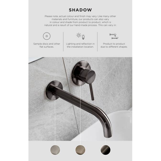 Meir Öppen Edge-Pull Cabinet Handle - Shadow Gunmetal