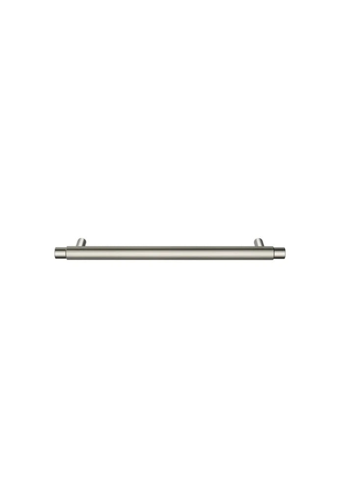 Meir Öppen Round Pull Cabinet Handle (Linear Knurled) - Brushed Nickel