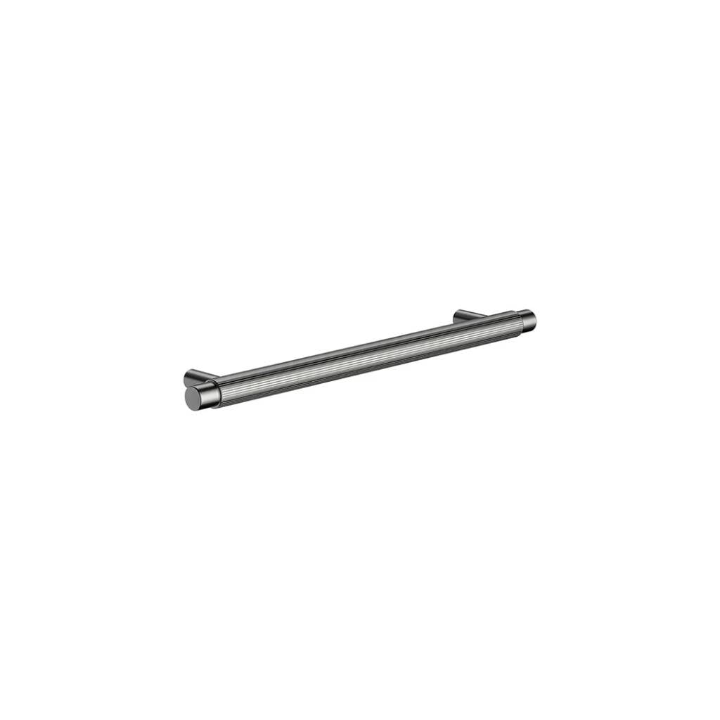 Meir Öppen Round Pull Cabinet Handle (Linear Knurled) - Shadow Gunmetal
