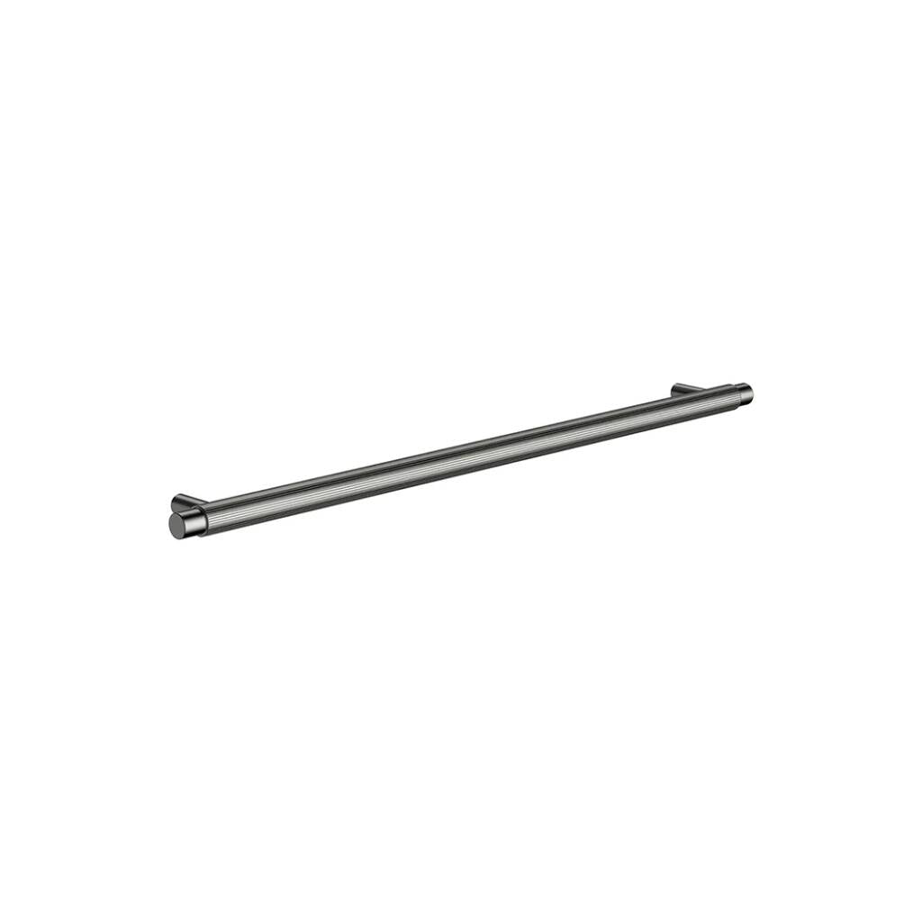 Meir Öppen Round Pull Cabinet Handle (Linear Knurled) - Shadow Gunmetal