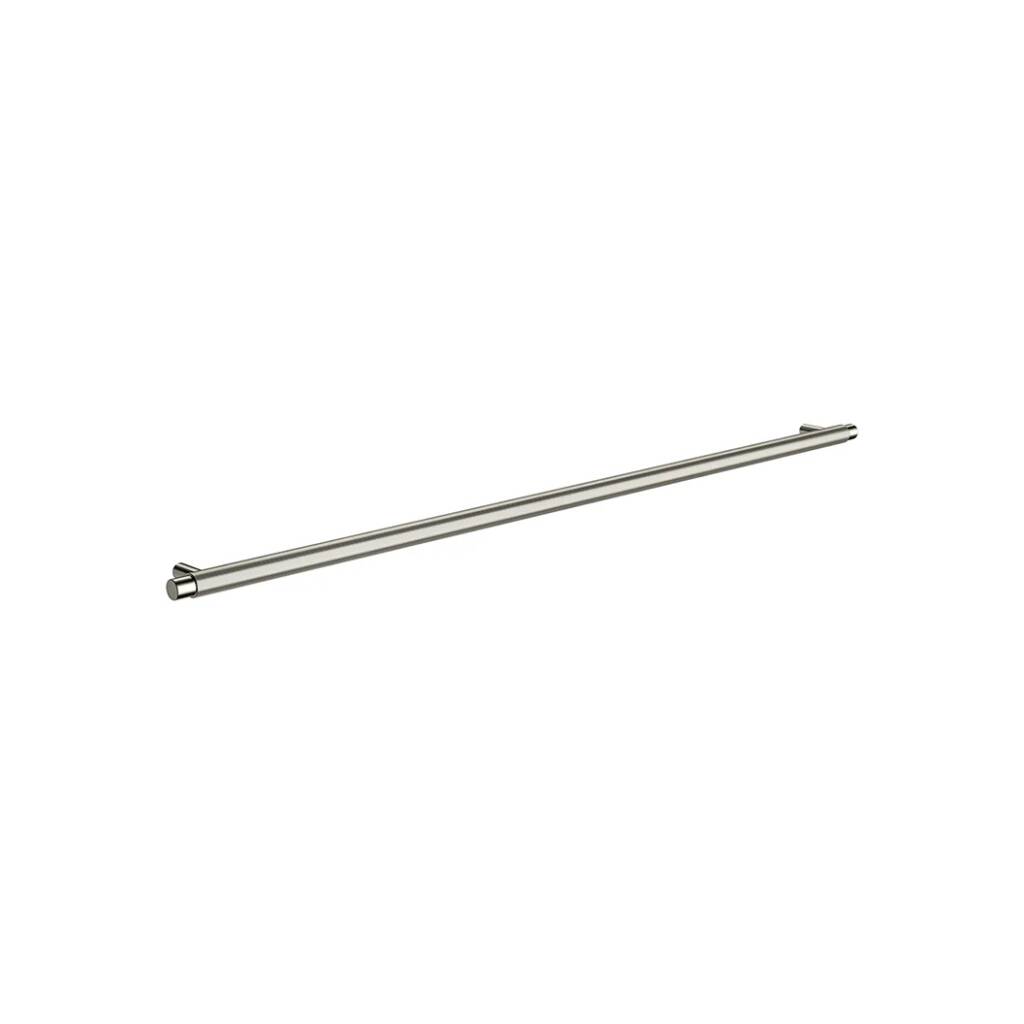 Meir Öppen Round Pull Cabinet Handle (Linear Knurled) - Brushed Nickel