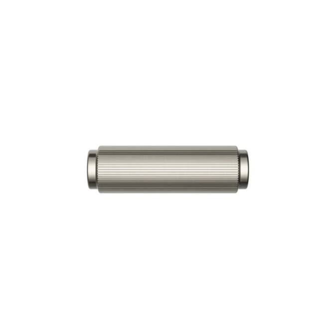 Meir Öppen T-Pull Cabinet Handle (Linear Knurled) - Brushed Nickel