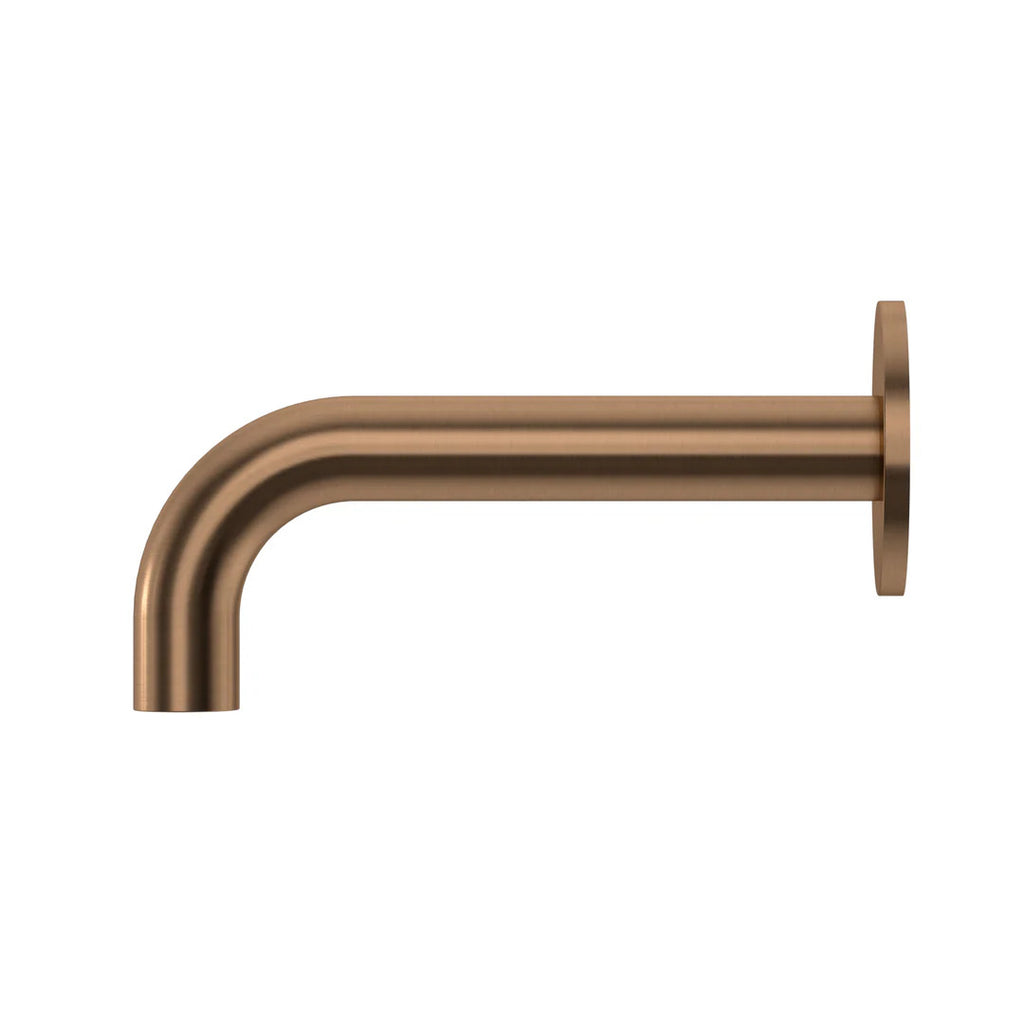 Meir Universal Round Curved Spout 170mm - Lustre Bronze