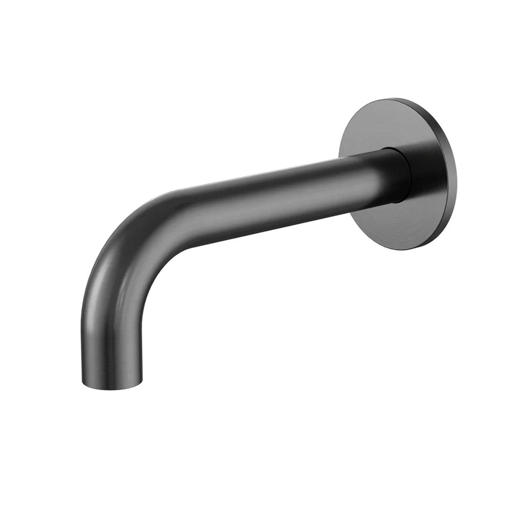 Meir Universal Round Curved Spout 170mm - Gunmetal