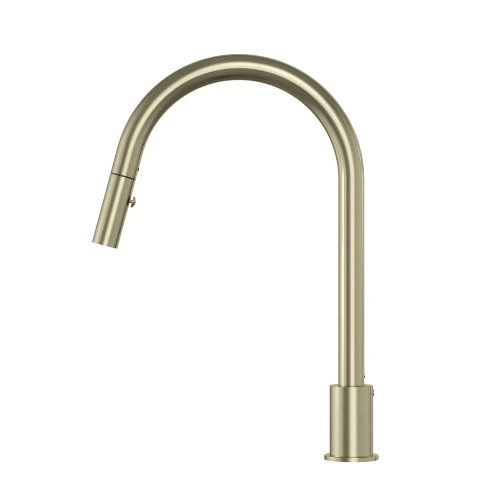Meir Kitchen Hob Spout with Pull Out Nozzle - Tiger Bronze